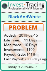 Monitored by Invest-Tracing.com HYIP Monitor-Invest-Tracing.com