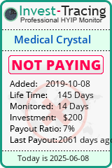 Monitored by Invest-Tracing.com HYIP Monitor-Invest-Tracing.com