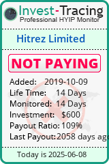 Monitored by Invest-Tracing.com HYIP Monitor-Invest-Tracing.com