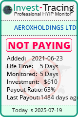 Monitored by Invest-Tracing.com HYIP Monitor-Invest-Tracing.com