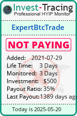 Monitored by Invest-Tracing.com HYIP Monitor-Invest-Tracing.com