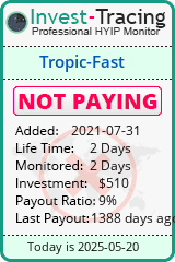 Monitored by Invest-Tracing.com HYIP Monitor-Invest-Tracing.com