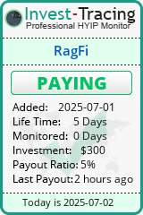 Monitored by Invest-Tracing.com HYIP Monitor-Invest-Tracing.com
