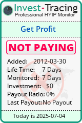 Monitored by Invest-Tracing.com HYIP Monitor-Invest-Tracing.com