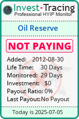 Monitored by Invest-Tracing.com HYIP Monitor-Invest-Tracing.com