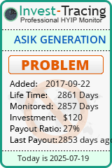 Monitored by Invest-Tracing.com HYIP Monitor-Invest-Tracing.com