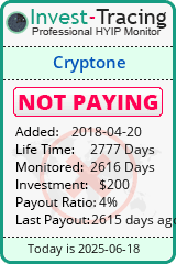Monitored by Invest-Tracing.com HYIP Monitor-Invest-Tracing.com