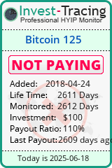 Monitored by Invest-Tracing.com HYIP Monitor-Invest-Tracing.com