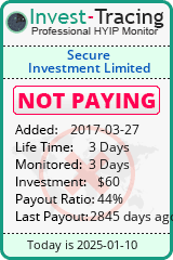 HYIP Monitor-Invest-Tracing.com
